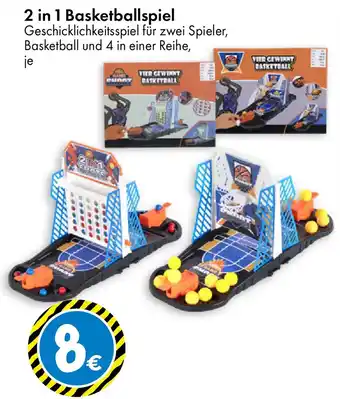 TEDi 2 in 1 Basketballspiel Angebot