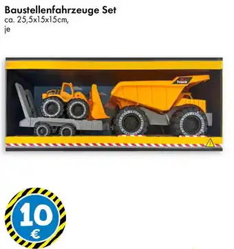 TEDi Baustellenfahrzeuge Set Angebot