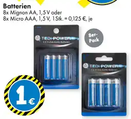 TEDi TEDI POWER Batterien Angebot