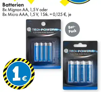 TEDi TEDI POWER Batterien Angebot