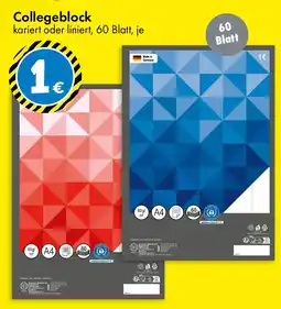 TEDi Collegeblock Angebot