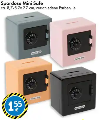 TEDi Spardose Mini Safe Angebot