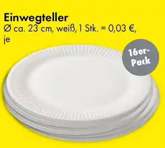 TEDi Einwegteller Angebot
