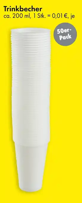 TEDi Trinkbecher Angebot