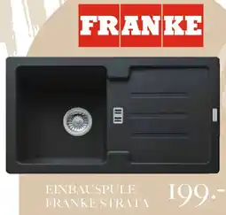Zurbrüggen Einbauspüle franke strata Angebot