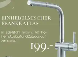 Zurbrüggen Einhebelmischer franke atlas Angebot