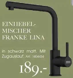 Zurbrüggen Einhebelmischer franke lina Angebot