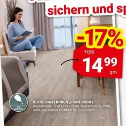 TTL KLEBE-VINYLBOGEN „EICHE CREME“ Angebot