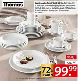 Zurbrüggen Thomas Kombiservice Trend Weiß Angebot