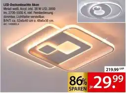 Zurbrüggen LED-Deckenleuchte Akon Angebot