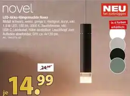 Zurbrüggen LED-Akku-Hängeleuchte Nowa Angebot