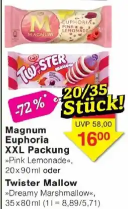 Jawoll Magnum Euphoria XXL Packung oder Twister Mallow Angebot