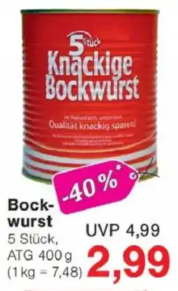 Jawoll Knackige Bockwurst Angebot