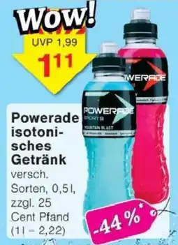 Jawoll Powerade isotonisches Getränk Angebot