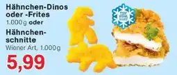 Jawoll Hähnchen-Dinos oder -Frites oder Hähnchenschnitte Wiener Art Angebot