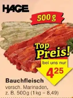 Jawoll HAGE Bauchfleisch Angebot