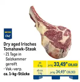 METRO Dry aged Irisches Tomahawk-Steak Angebot
