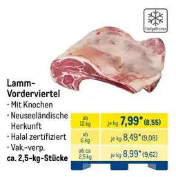 METRO Lamm-Vorderviertel Angebot
