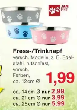 Jawoll Fress-/Trinknapf JAN PET Angebot