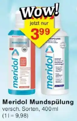 Jawoll Meridol Mundspülung Angebot