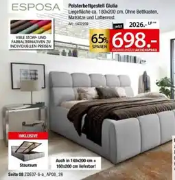Zurbrüggen Esposa Polsterbettgestell Giulia Angebot