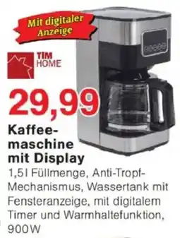 Jawoll TIM HOME Kaffeemaschine mit Display Angebot