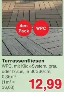Jawoll Terrassenfliesen WPC Angebot