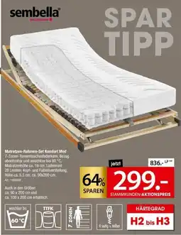 Zurbrüggen Sembella Matratzen-Rahmen-Set Komfort Med Angebot
