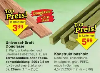 Jawoll Universal-Brett Douglasie Angebot