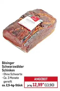 METRO Bösinger Schwarzwälder Schinken Angebot