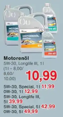 Jawoll Motorenöl Angebot