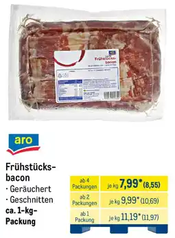 METRO aro Frühstücks-bacon Angebot