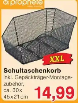 Jawoll prophete Schultaschenkorb Angebot