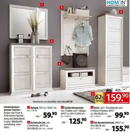 Zurbrüggen HOM IN Garderobenprogramm Camron Angebot