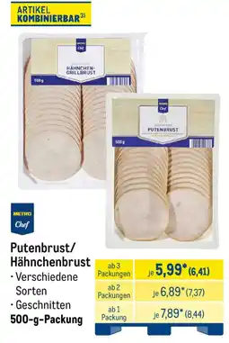 METRO Metro Chef Putenbrust/Hähnchenbrust Angebot