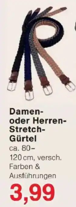 Jawoll Damen- oder Herren-Stretch-Gürtel Angebot