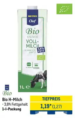 METRO Metro Chef Bio H-Milch Angebot