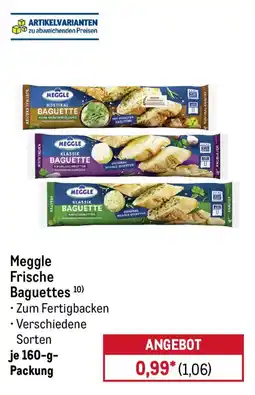 METRO Meggle Frische Baguettes Angebot