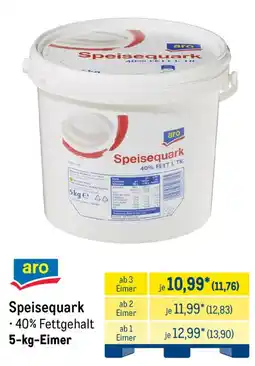 METRO aro Speisequark Angebot
