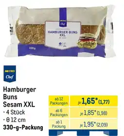 METRO Metro Chef Hamburger Buns Sesam XXL Angebot