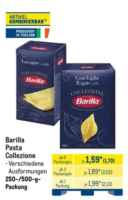 METRO Barilla Pasta Collezione Angebot