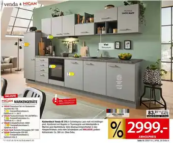 Zurbrüggen Küchenblock Venda VE 315 Angebot