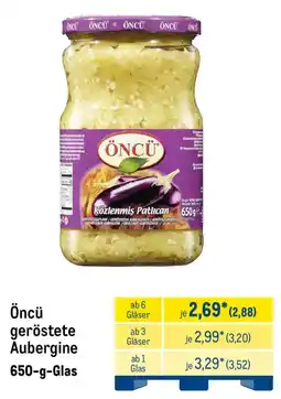 METRO Öncü geröstete Aubergine Angebot