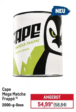 METRO Cape Mega Matcha Frappé Angebot