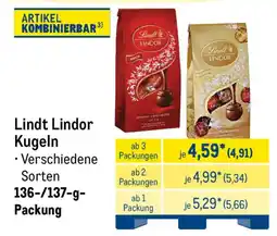 METRO Lindt Lindor Kugeln Angebot