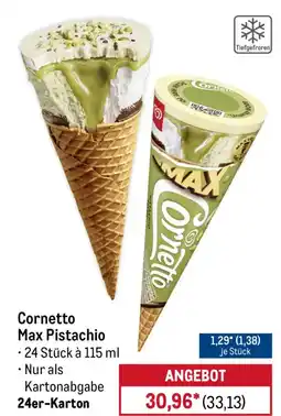 METRO Cornetto Max Pistachio Angebot