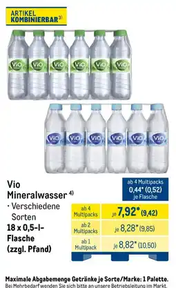 METRO Vio Mineralwasser Angebot