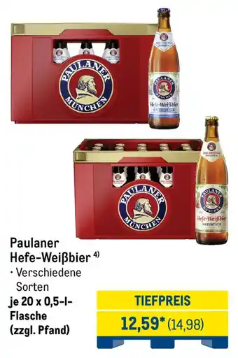 METRO Paulaner Hefe-Weißbier Angebot