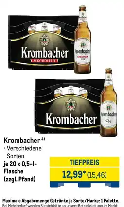 METRO Krombacher Angebot