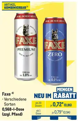 METRO Faxe Angebot